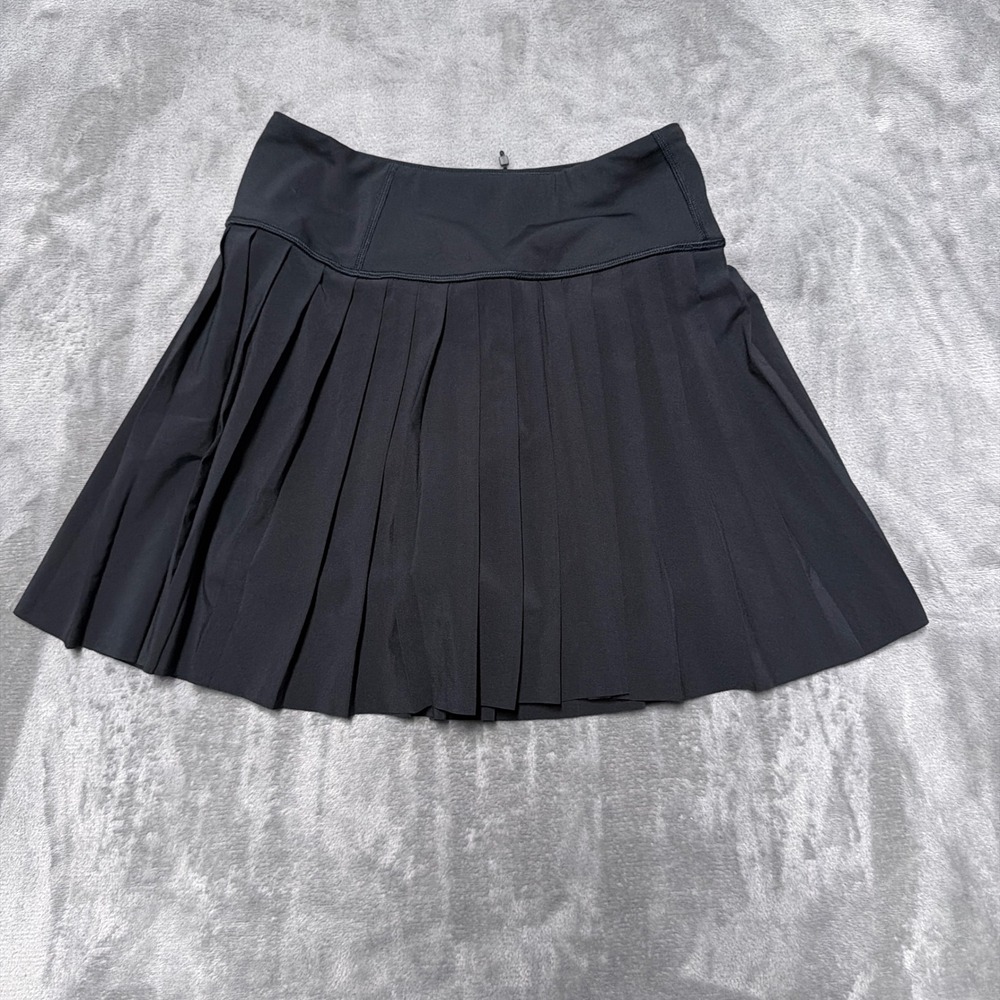 Athleta Elevate Skort Womens XXS Black Pleated Tennis Golf Athletic Skirt Preppy